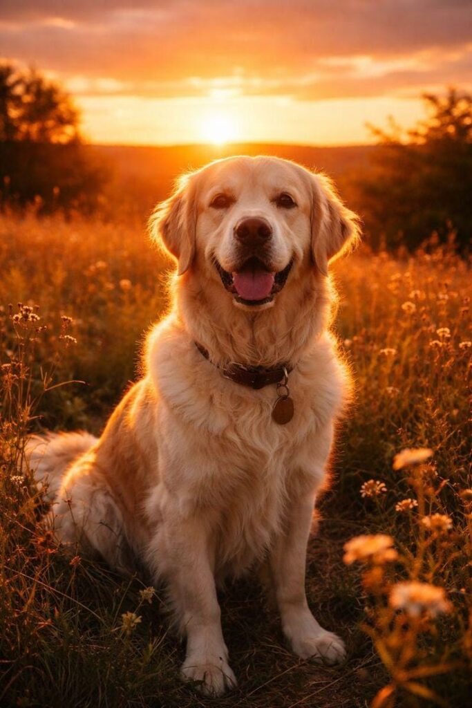 Golden retriever Dog Wall Art printable -Happy Dog Photo,Pet Lover Home Decor,instant Download